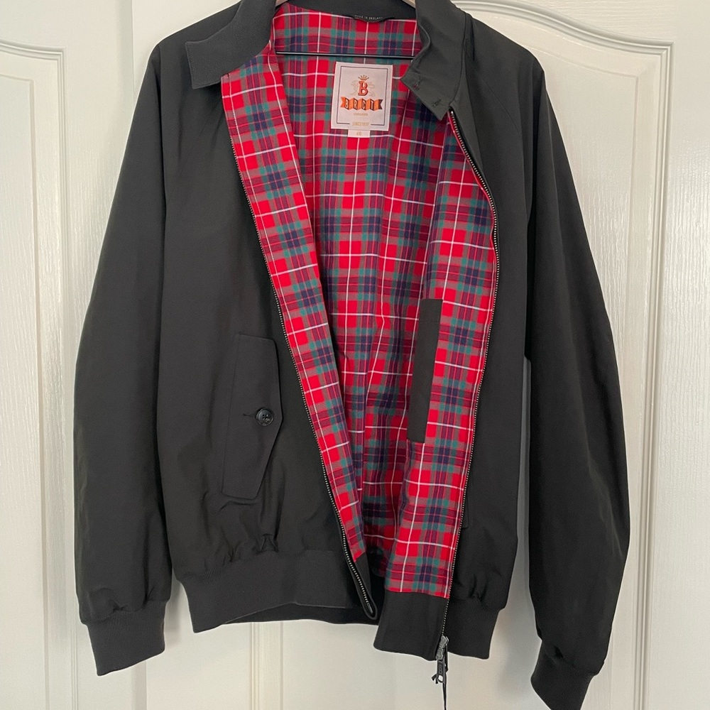 Baracuta England G9 Harrington jacket - Classic Faded Black - size 46(US XL) NWT